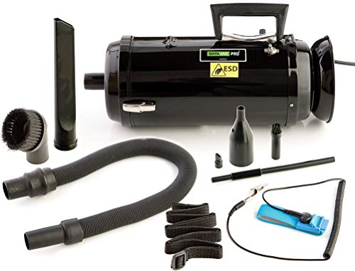 MetroVac 117-117261 Model DV3ESD1 DataVac 3 ESD Safe 2-Speed Maintenance System,1.7 Peak HP Motor, 7.5 Amps, 900 Watts, 100 CFM Airflow, 4-Stage HEPA Filtration System, 80
