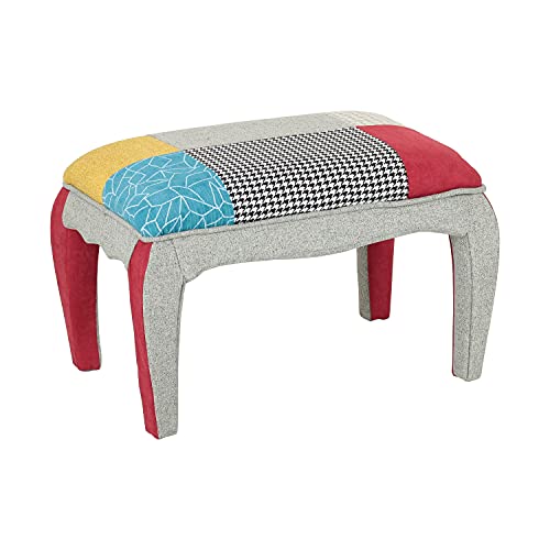 Toto Piccinni: Puf de Tela de diseño Patchwork