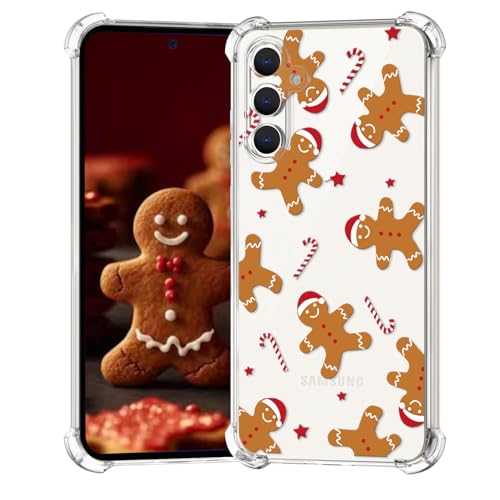 Coque de Noël Samsung S23 FE pain d'épice en TPU souple antichoc