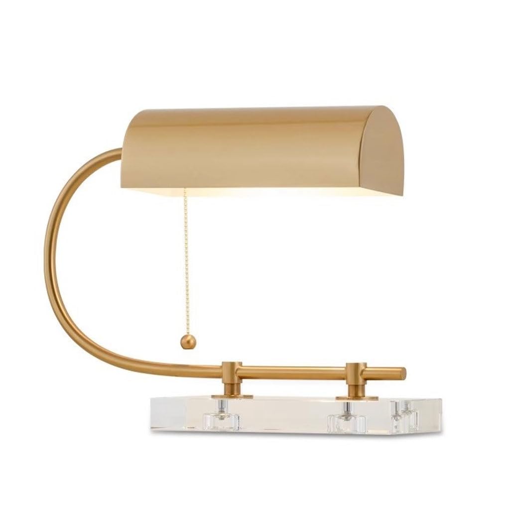 Lampara Escritorio Lámpara De Escritorio Moderna, Decoración Sala Estudio Cristal Lujo con Luz Nórdica Simple Y Creativa Desk Lamp