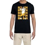 Black Pittsburgh Ben Roethlisberger Text Pic T-Shirt Adult Large