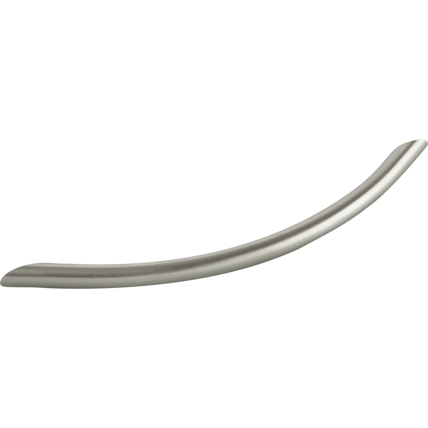 ZOUXO OBF Grimme Basic Ingenio 72139519 Drawer Handle Curved Diameter 10 mm Width 190 mm Stainless Steel Effect Silver Hole Spacing 160 mm