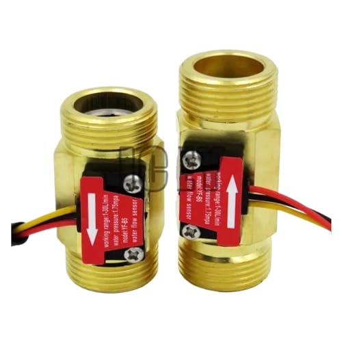1PCS water flow sensor sensor switch flow meter brass water meter industrial flow meter DN20(Long spiral teeth)