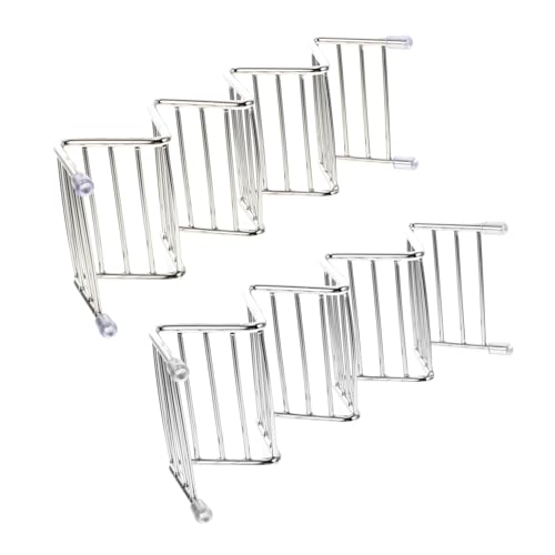 KICHOUSE 2 Pcs Multipurpose Taco Bar Serving Set Wave-shaped Taco Racks for 2-4 Burrito Holders Tortilla Storage Holders Decor