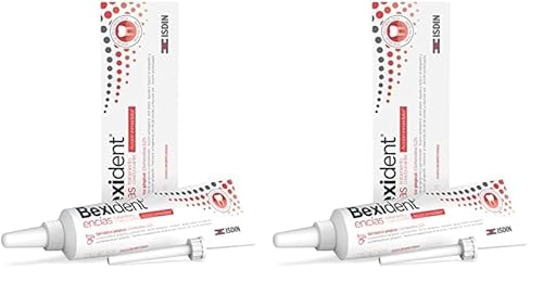 ISDIN Bexident Encías Tratamiento Coadyuvante Gel tópico gingival con Clorhexidina 0,2% + Pantenol, Coadyuvante en gingivitis y periodontitis con acción inmediata, 1 x 50ml (Paquete de 2)