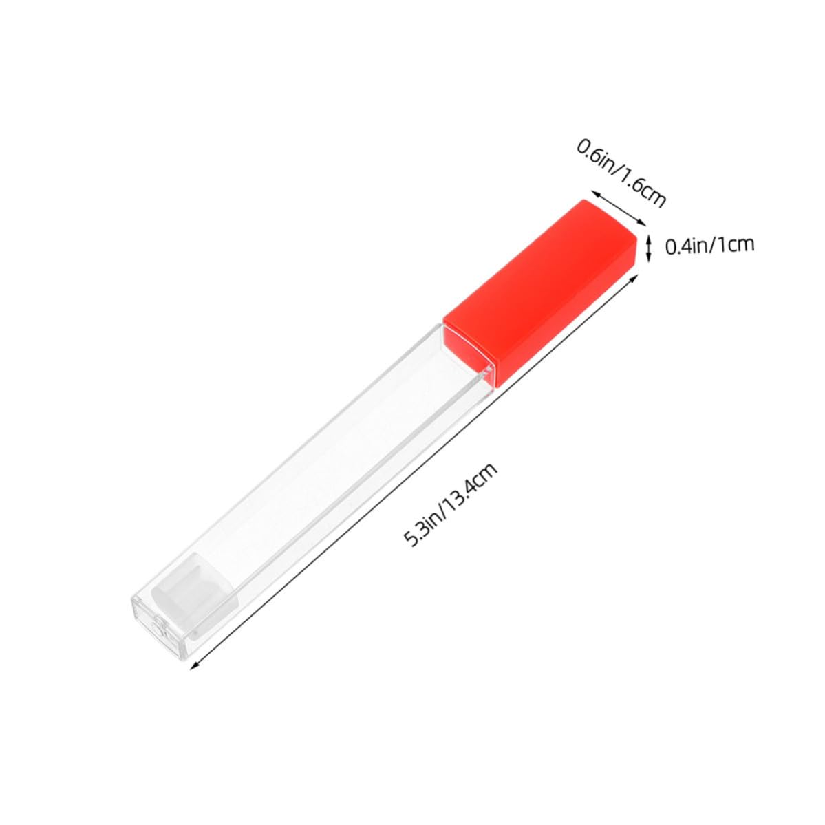 Thermometer Multiple 10pcs for Portable Tube Plastic Storage to Capable of Accommodating Thermometers and Tools with Protective Performance and Easy Clean Home Use Travel