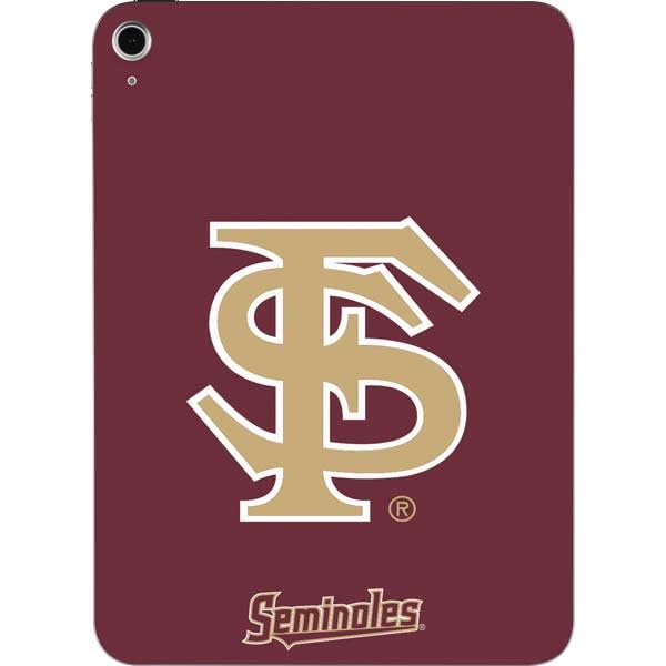 Skinit Decal Tablet Skin Compatible with iPad 11th Gen (2025) - Officially Licensed Florida State FSU Seminoles Initials Design