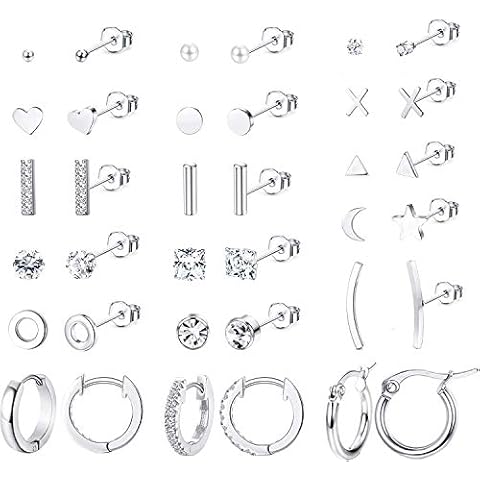 Pendientes Milacolato de Acero Inoxidable con Circonitas Cúbicas Cover