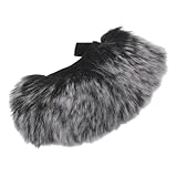 Conception portable et compacte : et facile à transporter, cette housse de microphone est pour les personnes en extérieur qui ont besoin d'une réduction du bruit fiable n'importe , pare-brise de micro, housse coupe-vent de microphone