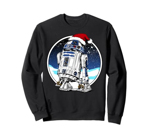 Star Wars Holiday Santa Hat Christmas R2-D2 Circle Sweatshirt
