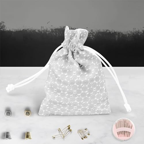 Image of ArtzFolio Circle Shapes | Pouch Wrist Potli Bag | Bag for Weddings & Casual Parties