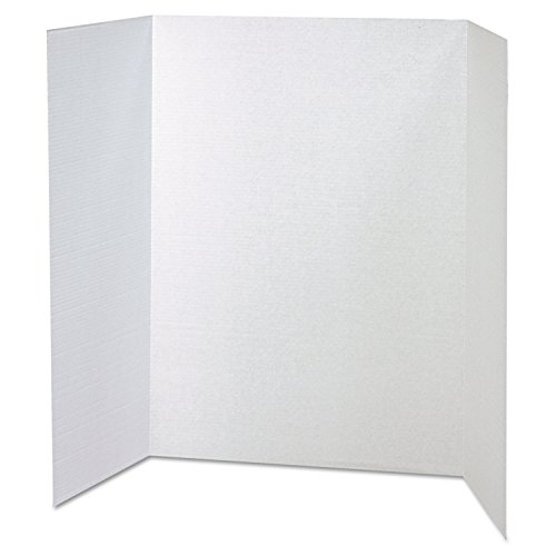 Tableau d'affichage léger rigide et blanc Pacon lot de 4 panneaux de création stables