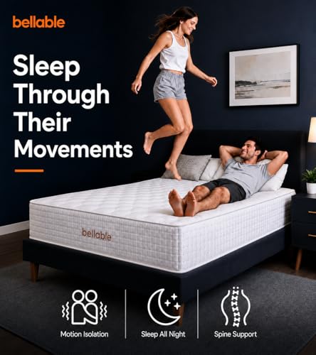 Image of Full Size Mattress, 14 Inch Medium Firm Hybrid Full Mattress, Full Size Mattress in A Box, Memory Foam Individually Pocket Coils with Excellent Edge Support, Zone Support for Back Pain Relief