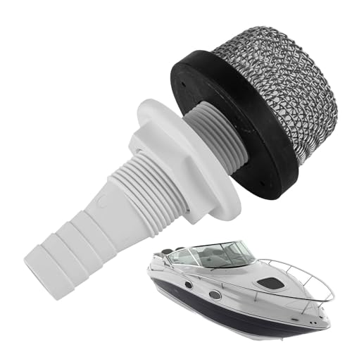 Filtre à Crépine Pour Pompe à Eau Marine | Accessoire pour système d'oxygénation - Crépine d'aspiration en maille inoxydable pour pompe à oxygène - pour aquarium extérieur, pêche en mer, bateau