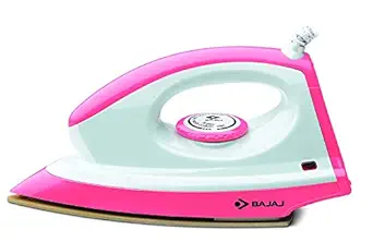Bajaj majesty canvas pink 1000 watts dry iron