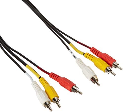C2G 40448 Value Series Composite Video + Stereo Audio Cable, Black (6 Feet, 1.82 Meters)