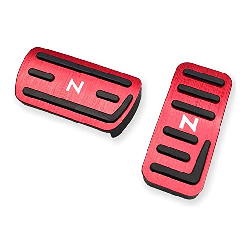 Surfing N-BOX ホンダ ペダルカバー NBOXブレーキペダル専用設計 工具不要 防キズ 防汚れ 滑り止め ドレスアップ パHonda Nシリーズ nboxアルミ ペダル 全NBOX車種対応NBOX JF1-JF9 車用Nワン JG1/JG2スポーツペダル (レッド)のサムネイル