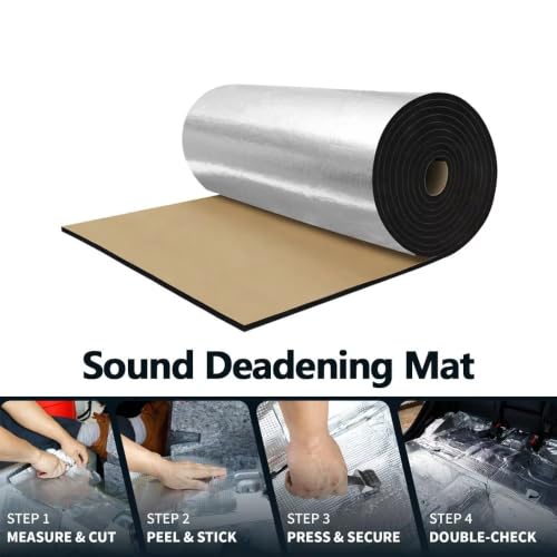 Coussin d'isolation thermique pour moteur de voiture et isolation de capot bateau 5mm - 4