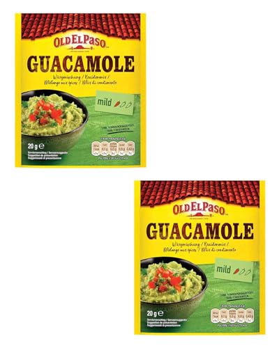 Old El Paso Guacamole Würzmischung – Fertiger Gewürzmix für einen Avocado-Dip – 1 x 20 g...