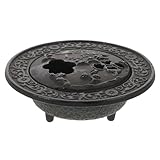 Brûleur multifonctionnel : utilisez-le comme brûleur de palo santo en fer, brûleur d’encens en résine ou récupérateur de cendres en fonte pour la , les bénédictions et les cérémonies, pour une polyvalence maximale. il peut également servir de support pour autel zen ou de bol à encens