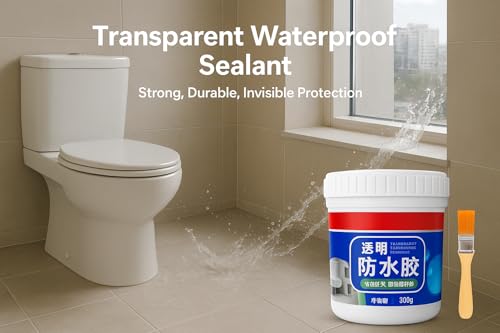 Image of Waterproof Adhesive Glue, with Brush, Transparent, for Roof Leakage, Crack Seal, Water Leakage Solution, Waterproofing for Pipe, Wall, Tiles (PACK OF 1) (600)