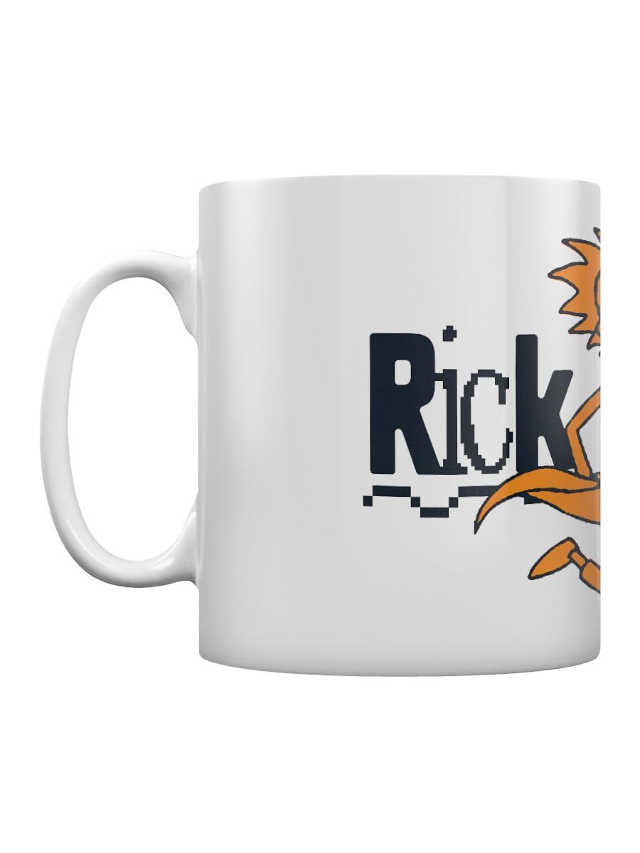 Pyramid International Rick and Morty (Rick Sanchez) White Mug - 10Oz / 315Ml Ceramic Mug - One Size