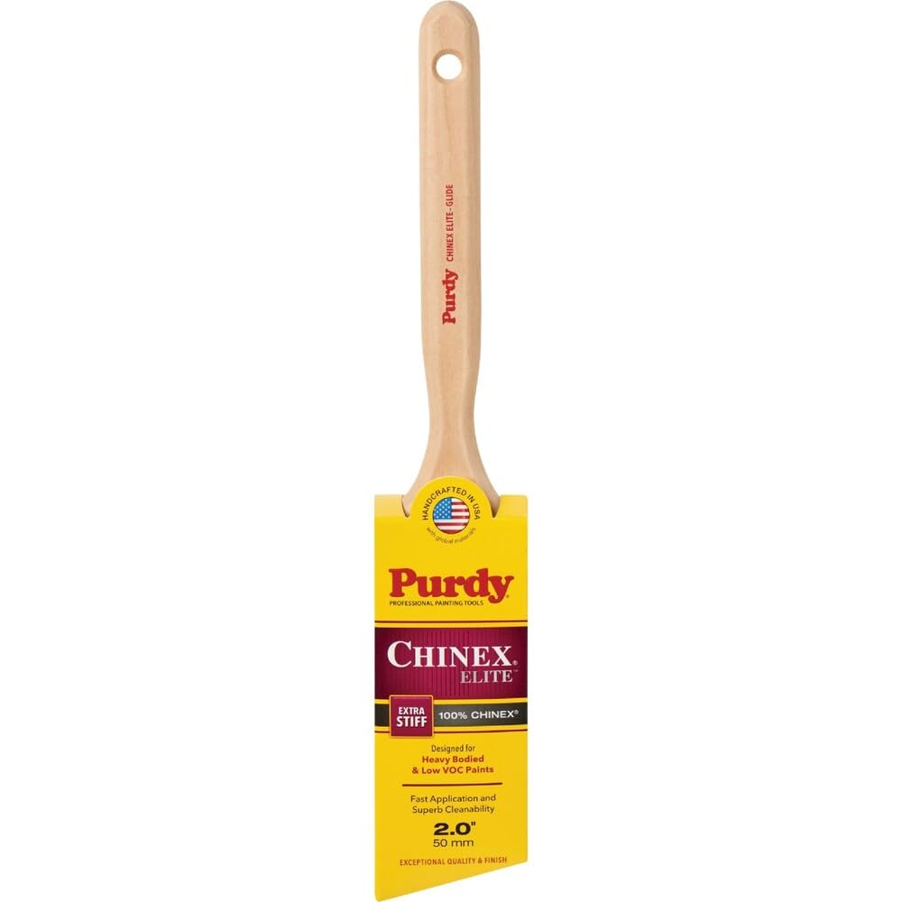 Purdy 144552920 Chinex Elite Glide Pinceau biseauté cannelé 5,1 cm