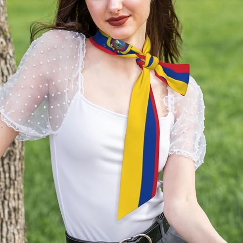 Ecuador Ecuadoran Flag Lightweight Women's Fashion Scarf - Versatile Printed Scarf for Daily Wear, Office & Parties3