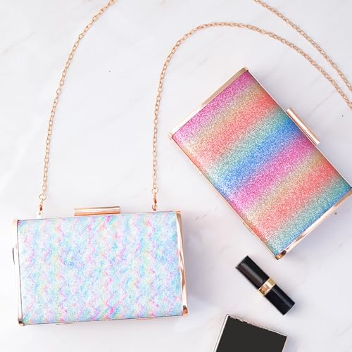 Pochette formelle effet rippl d'eau pour robe de soirée