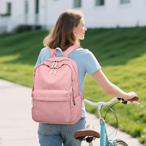 Image of ZUBOND Backpack for School Girls and Boys, Lightweight School Bookbag for Teens, College Students Women & Men, Cute Large Laptop Backpack Fits 15.6 Inch Notebook