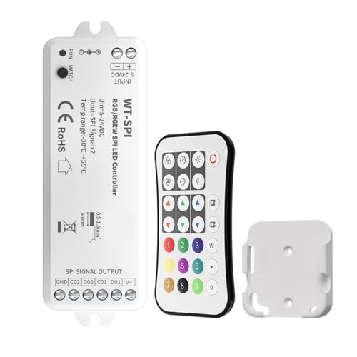 Contrôleur LED SPI WS2812B WS2811 WS2815 SK6812 WS2814 5V 24V