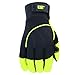 Cat® CAT012224 Hi-Vis Work Gloves – Green, Medium, Synthetic Palm Gloves w/Touchscreen Fingertips, Adjustable Strap, Padded Palm