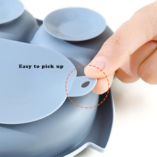 PandaEar Owl-Shaped Suction Plate (Blue) — view 4