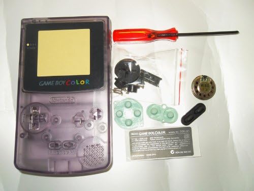 Full Parts Replacement Housing Shell Pack For Nintendo Game Boy Color-Atomic Purple(bulk packaging)