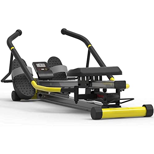 Image of Rowing Machine for Home Use Foldable Hydraulic Rowing Machine Silent Rowing Device Abdominal Fitness Equipment 5 Gears Resistance