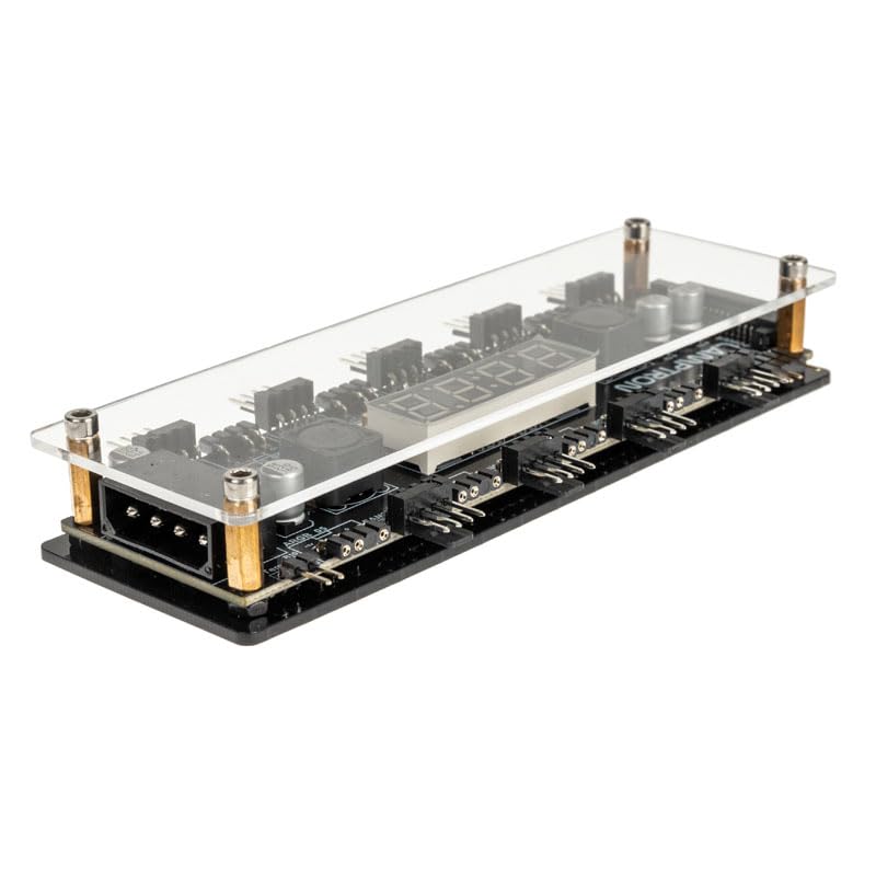 Lüftersteuerung mit Display LP801 pantalla LCD para control térmico 2