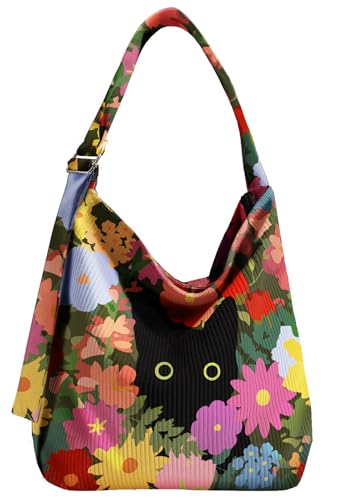 Bolso Tote de Pana con Cierre para Mujer miniatura 1