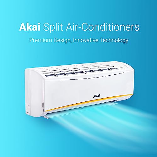 Image of Akai 1.5 Ton 5 Star Inverter Split AC (100% Copper, AKSI-185LQA, White)