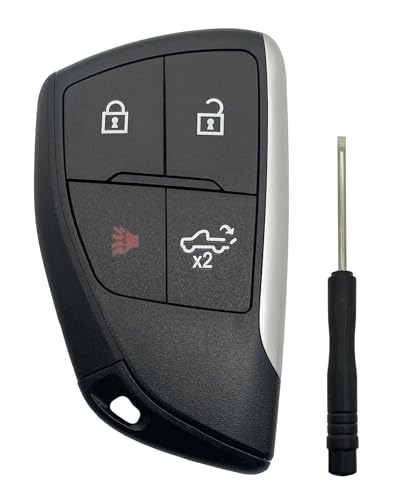 Coque de clé d'entrée sans clé pour Chevrolet Silverado 1500 - Protection clé de chantier GMC
