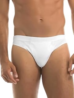 GARDA - 6 Slip Uomo 100% Cotone Filo di Scozia, Minislip, Slip Basso Elastico Ricoperto, con Ricamo Art. 0761 (Bianco, 7/XXL)