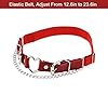 alisikee 2PCs Leather Leg Garter with Chains, Elastic Rock Heart Thigh Garter for Women, Red, One Size #3