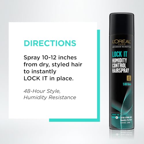 Image of L'Oreal Paris LOCK IT Humidity Control Hairspray (Packaging May Vary)