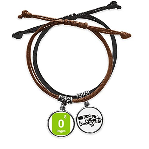 Bracelet sciences élément chimique en cuir le cadeau idéal pour diplômés et enseignants