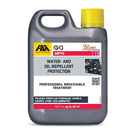 FILA MP90 Sealer, stain protector for polished stone, marble, granite, porcelain and ceramic tiles floors" and not "FILA Surface Care Solutions Sealer, Protector, porcelain tiles, 241921 Cover