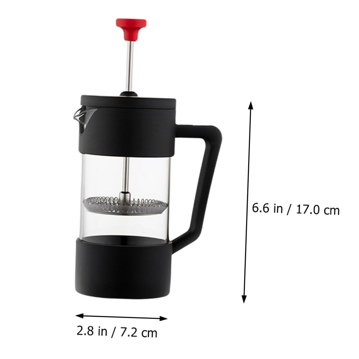 HEALLILY Coffee Press Teapot Pot Easy Clean Coffee Maker for Home Office Heat Resistant Tea Kettle