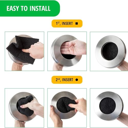 Filtros para encimera de cocina TEEKU que eliminan el mal olor del cubo de basura orgánica 3