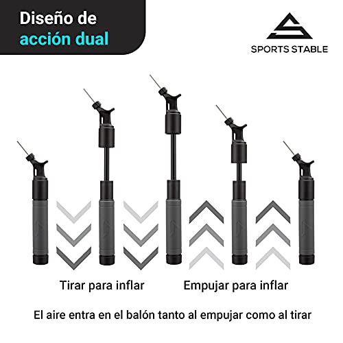 Accesorios De Futbol, Tools bomba inflar balones Marca Sports Stable (2)