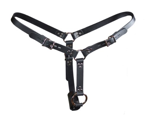 Dungeonware Extra Large Locking Male Butt Plug Harness