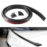 【Kohlefaser Farbe】Kohlefaser-Textur für zusätzlichen Auto Körperschutz und aggressiven Sportstil.