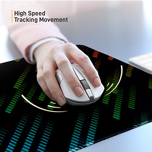 Image of GIZGA essentials (60cm x 30cm Extended Gaming Mouse Pad, Laptop Desk Mat, Computer Mouse Pad with Smooth Mouse Control, Mercerized Surface, Antifray Stitched Embroidery Edges, Anti-Slip Rubber Base